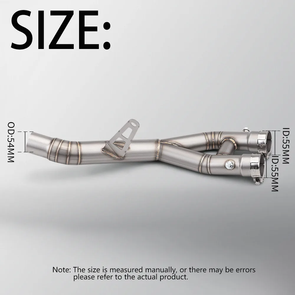 Motorcycle Exhaust Pipe Compatible with YZF-R1/MT10 (2015-2022) Moto Exhaust Escape System ConnectThe Original Pipe