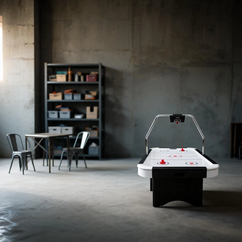6 Feet Size Bridge E- Counter Air Hockey Game Table for Indoor Leisure Sports