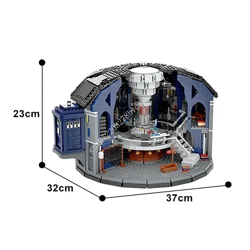 3487PCS MOC Space Wars Doctor Who Custom Puzzle - City Street View Architecture DIY ชุดโมเดลสำหรับเด็กวันเกิดวันหยุดของขวัญ