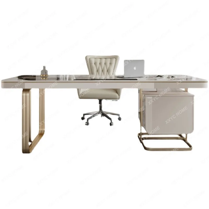 

Роскошный офисный стол M Desk из каменной плиты и стул, компьютерный стол, высококачественный стол для медицинских и косметических консультаций