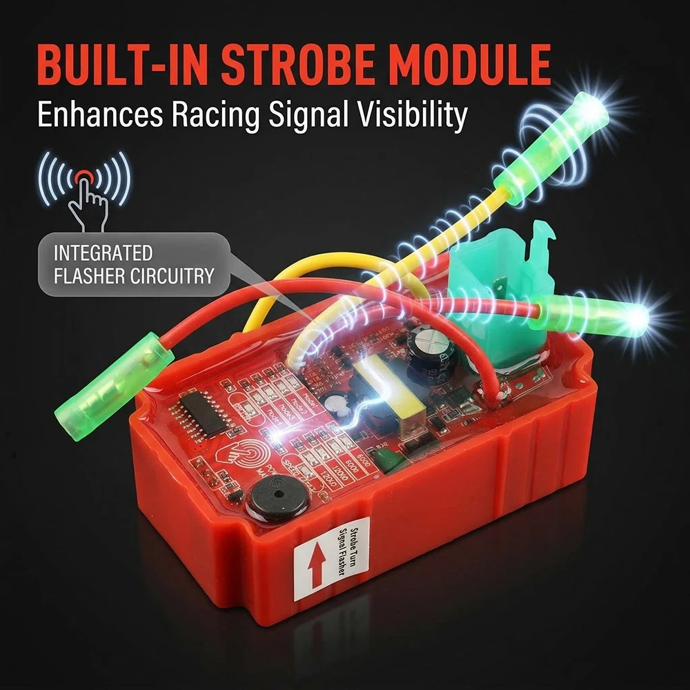 CDI Racing AC DC 4 Pin CDI Smart Touch Adjustable Ignition With Turn Signal Flashing For Vento Rocketman Screamer Crossover 250