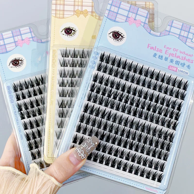 Xixi kulesi üst buğday kulak yanlış kirpik 10 satır büyük kapasiteli doğal simülasyon kalın ve Ultra ince kök bölümlenmiş kirpik