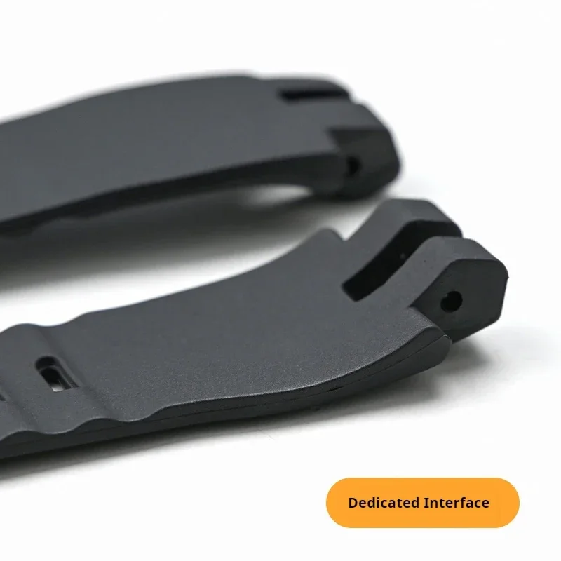 Correa de resina TPU para Casio PROTREK PRG-300 PRW-3000 3100 PRW-6000 6100, repuesto de correa de reloj de goma negra, herramientas de pulsera