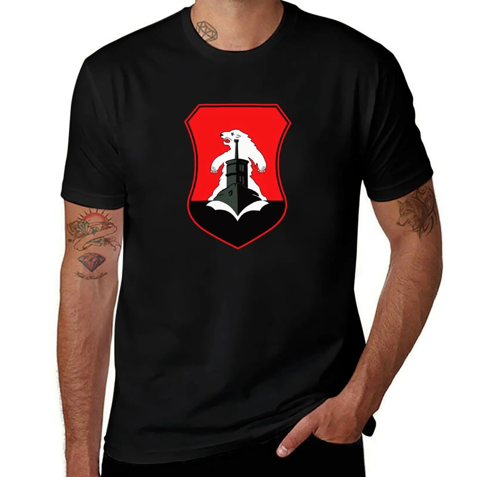 Kriegsmarine U-boat U-251 - The Polar Bear- Clean Style T-Shirt t shirt personalised T-Shirt