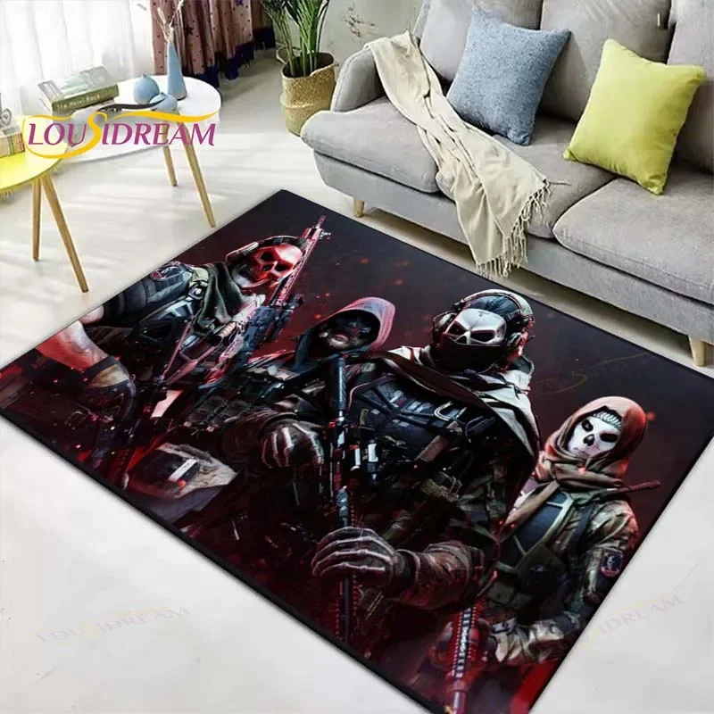 

Classic Game C-Call of Dutys Printed Carpets Living Room cybercafe Area Rug aldult Bedroom Mats Game Room Mat Large Carpet Decor