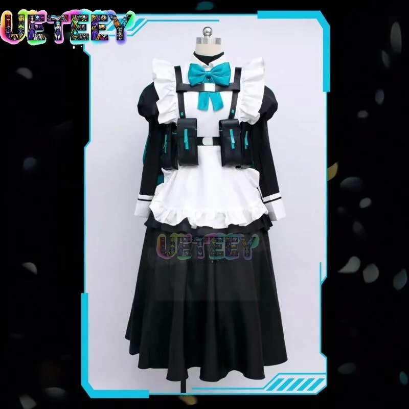 

UETEEY Blue Archive Asuma Toki Косплей Костюм Горничной Костюм Набор для Женщин Костюм На Хэллоуин Набор Нестандартного Размера