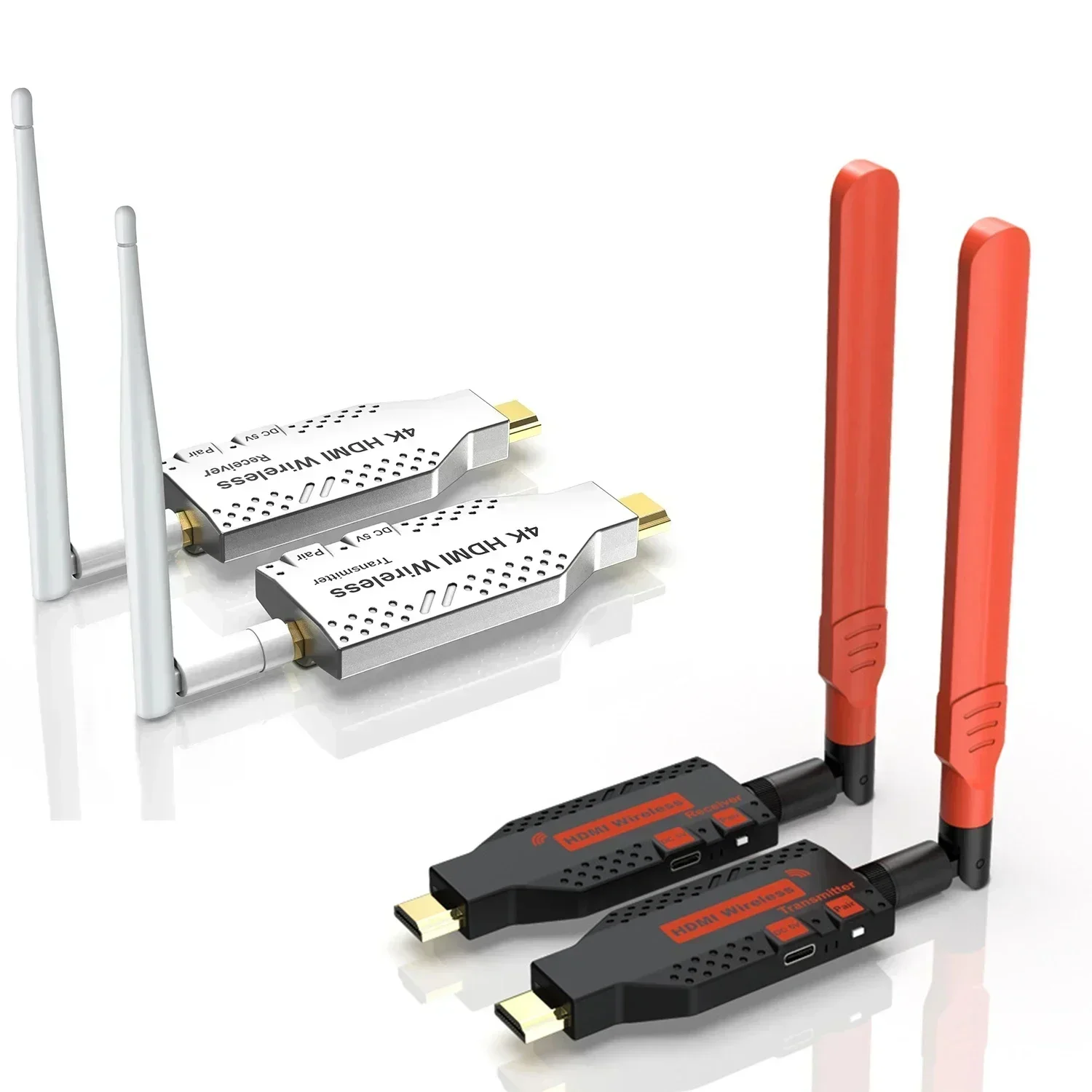 Bezprzewodowy adapter HDMI do transmisji wideo 1080p 4K, nadajnik i odbiornik do kamery, laptopa, komputera, telewizora, projektora, zasięg 50m 100m 150m