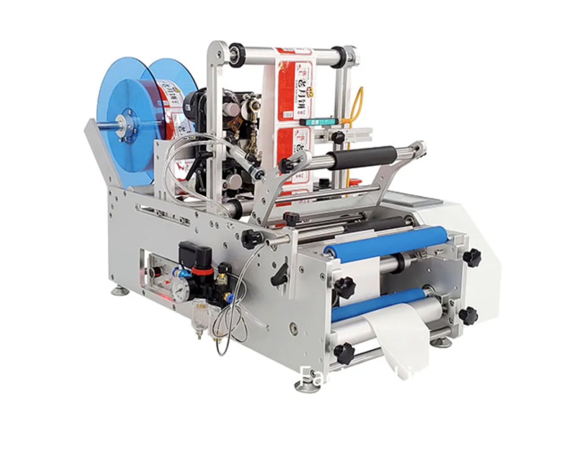 Glass Wine Bottles square Labeling Machine Glass Bottle Round Glass Bottle Labeling Machine
