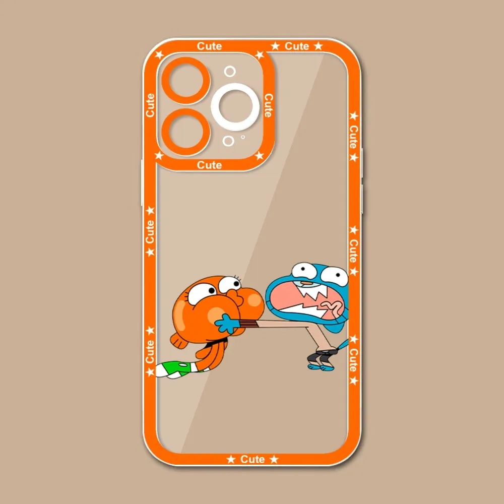 Cartoon A-Amazing W-World G-Gumball Phone Case For IPhone 11 12 13 Pro Max 14 Pro Max iphone15 15promx Case Shell Funda Cover