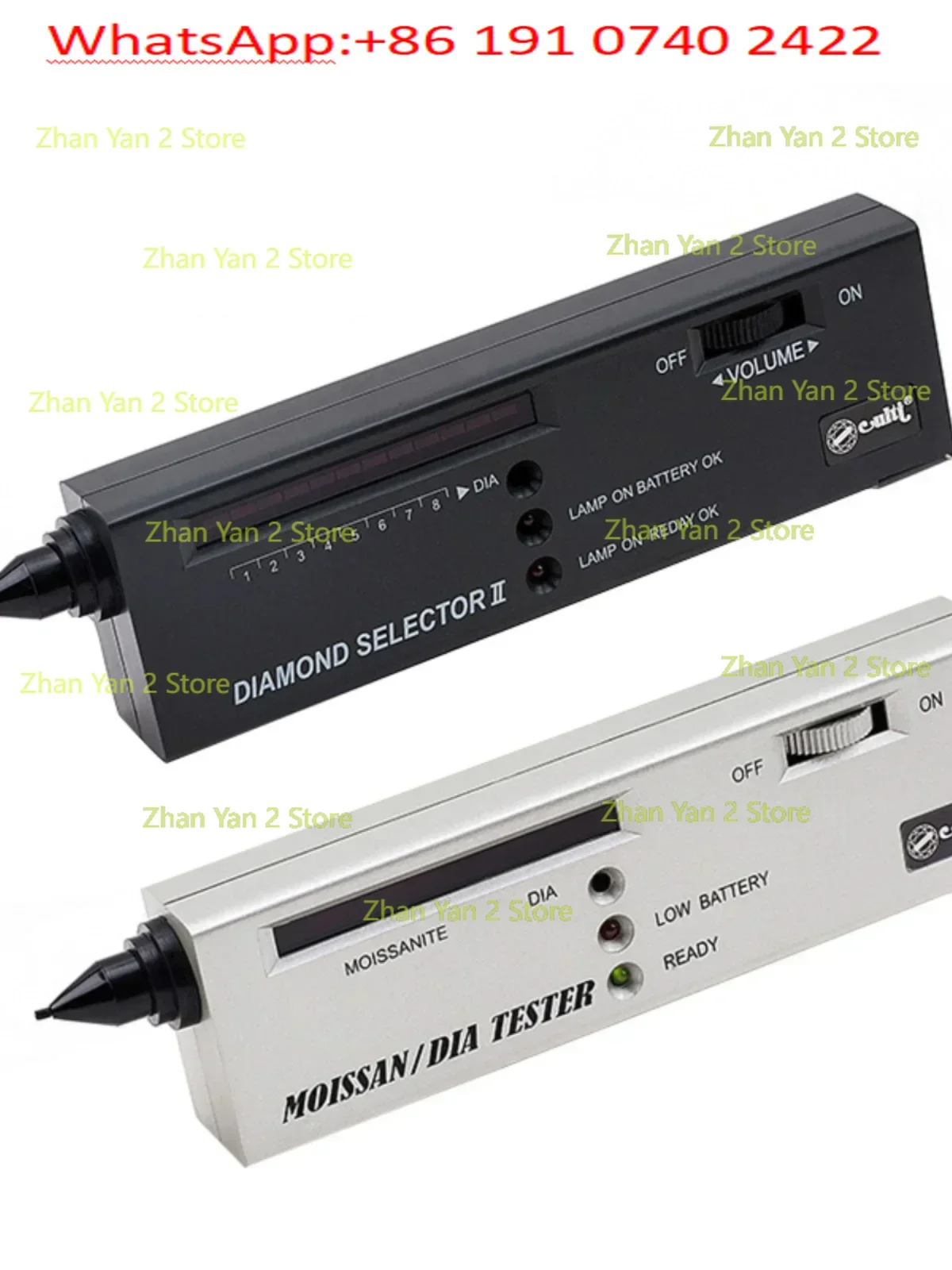 Diamond moissanite detector set Diamond pen Gem identification instrument tool