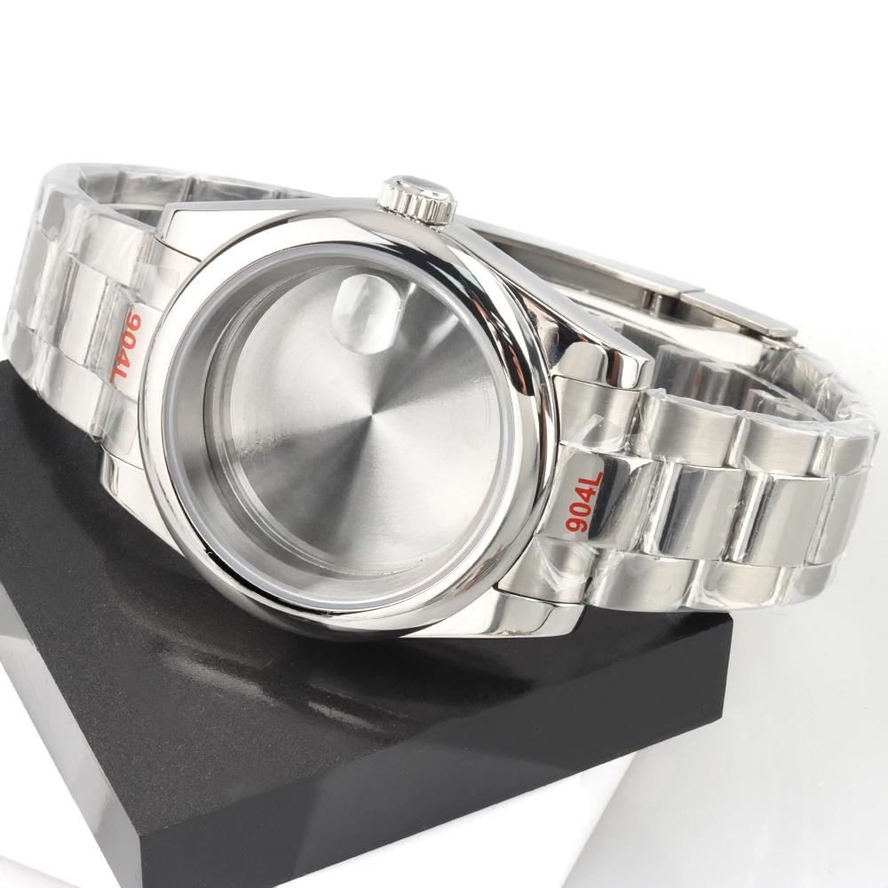 

36mm 39mm Luxury Men‘s Case Sapphire Glass NH35 Case For NH35 NH36 Automatic Movement Stainless Steel Oyster/Jubilee Bracelet