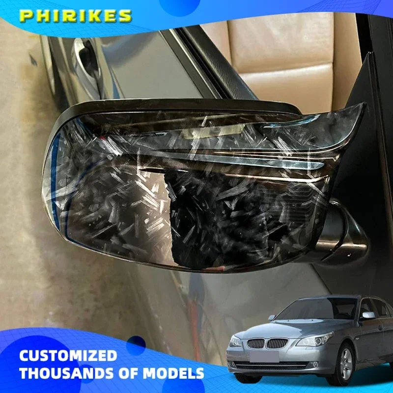 

High Quality E61 Mirror Cover M Style Car Side Rearview Mirror Cover Cap Trim For BMW E60 E61 2003-2008 Rear View Mirror Caps