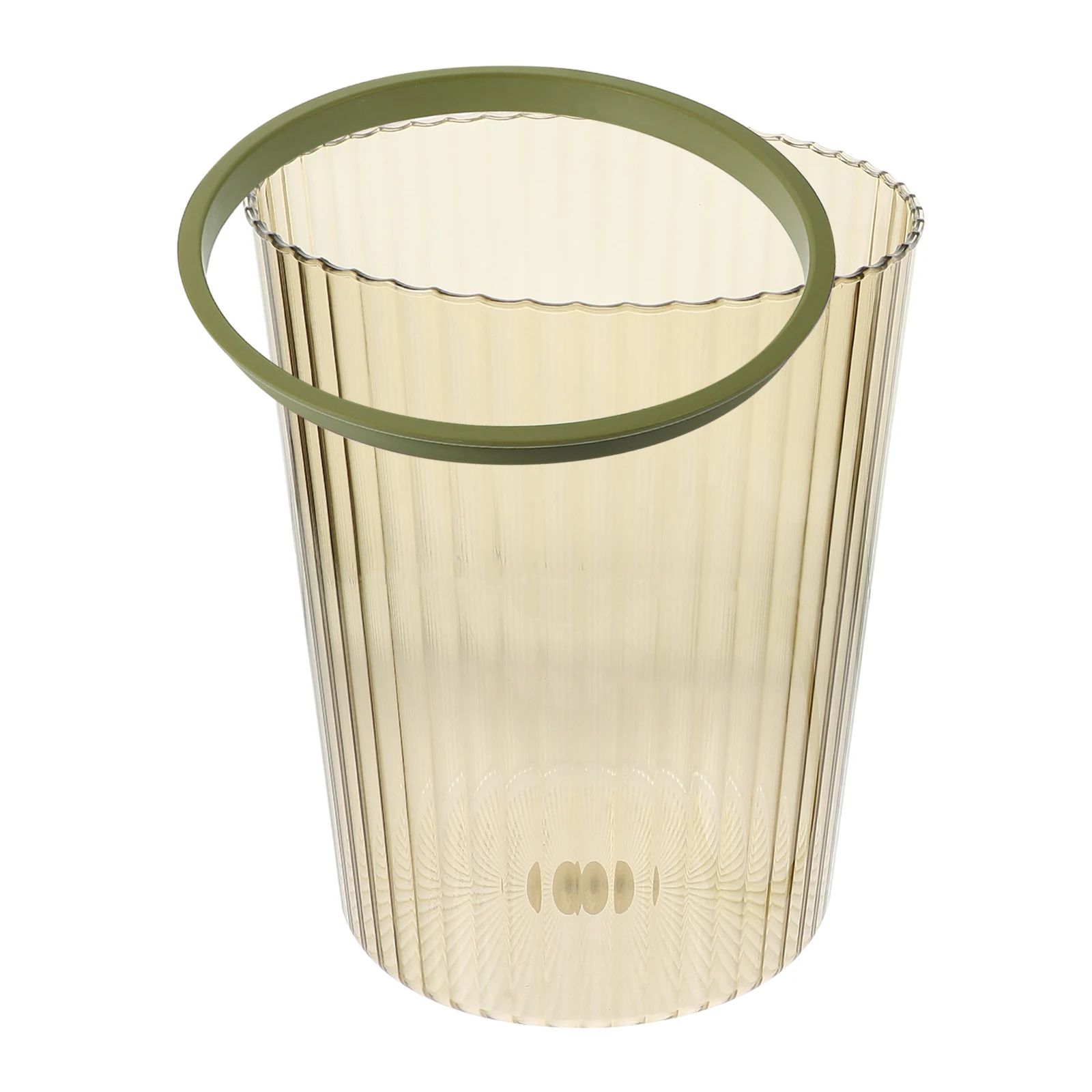 

PET Transparent Garbage Can Large Capacity Trash Bin Cute Bathroom Bedroom Office Waste Container Modern Design Kitchen