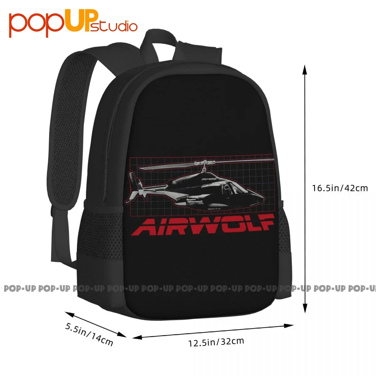 Airwolf Helikopter Grid Ransel Kapasitas Besar Tas Pantai Terbaru Tas Penyimpanan Kapasitas Besar