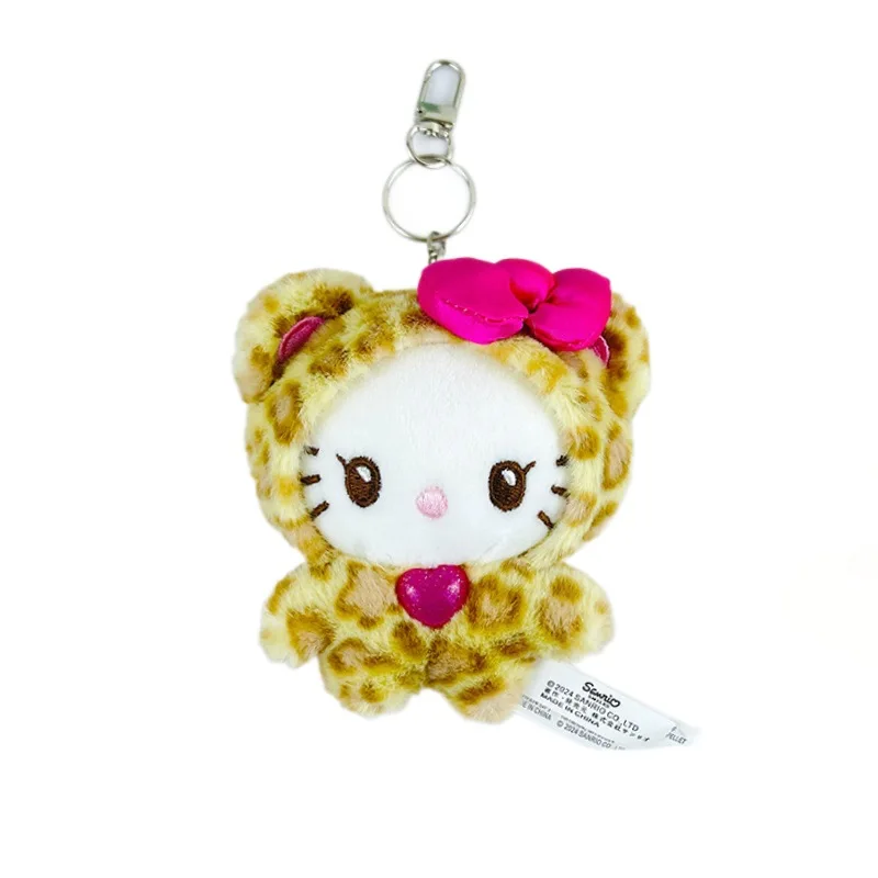 日本サンリオヒョウシリーズぬいぐるみ漫画シナモロールバックパックペンダントかわいいハローキティキーホルダー子供のギフト
