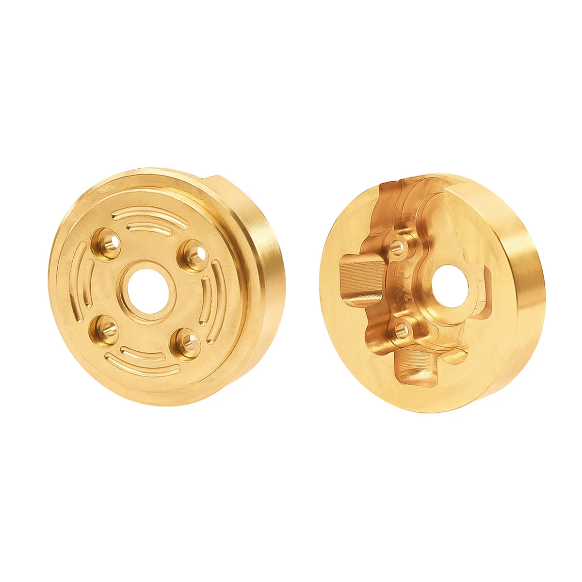 Heavy Brass Wheel Weights Outer Portal Drive Housing Counterweight For 1/24 FMS Fcx24 Power Wagon xiaoqi RC Crawler Upgrade Part