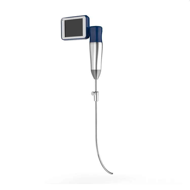 4mm Adult Malleable Portable Blade Reusable Digital Video Laryngoscope for Difficult Stylet Intubation