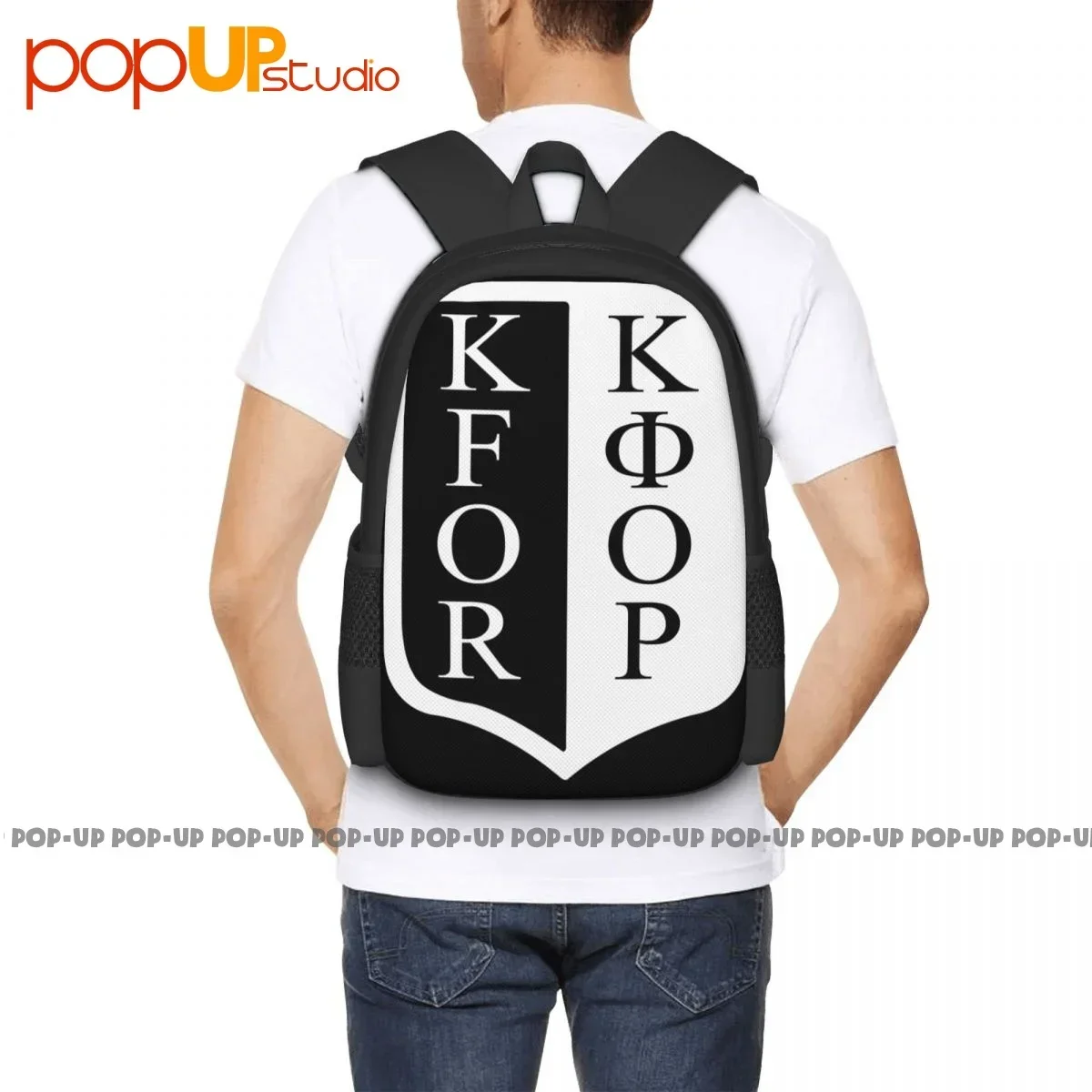 Kfor Veteran Kosovo Jugoslawien Auslandseinsatz Einsatz Bundeswehr Backpack Large Capacity School Outdoor Running