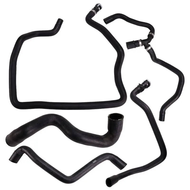 

N26R-5Pcs/Set Car Radiator Cooling System Hose 1754838 7M51-8274-JC For Ford Focus 2012-2018 Coolant Water Pipe 7M51-8274-JB