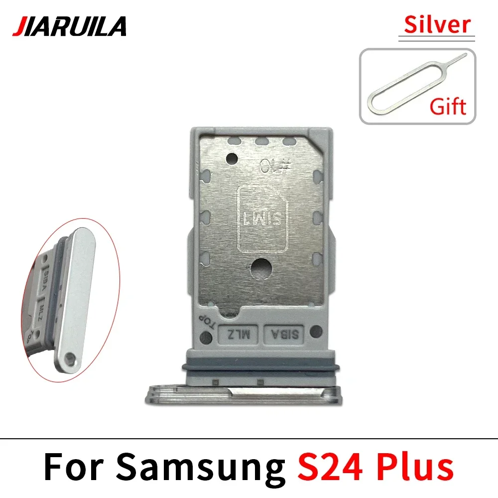 New SIM Card SD Card Tray chip slot drawer Holder For Samsung S24 Plus Ultra S23 Fe