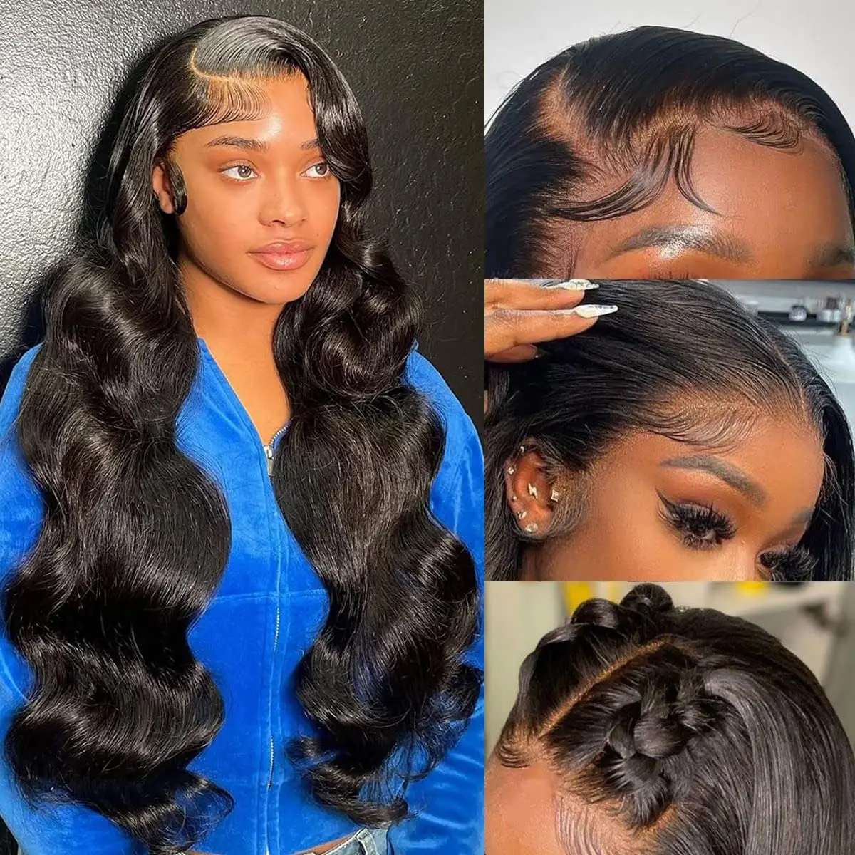 

Body Wave Lace Front Wigs Human Hair 200 Density Transparent Lace Frontal Wig 13x4 Lace Front Wigs Human Hair Pre Plucked