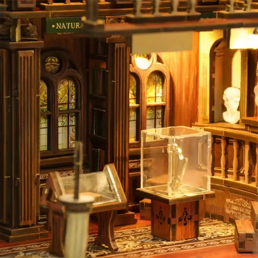 

Wholesale Book Nooks DIY Mini Custom Book Nook Eco Friendly Dollhouse 3D Wood Puzzle DIY Sets