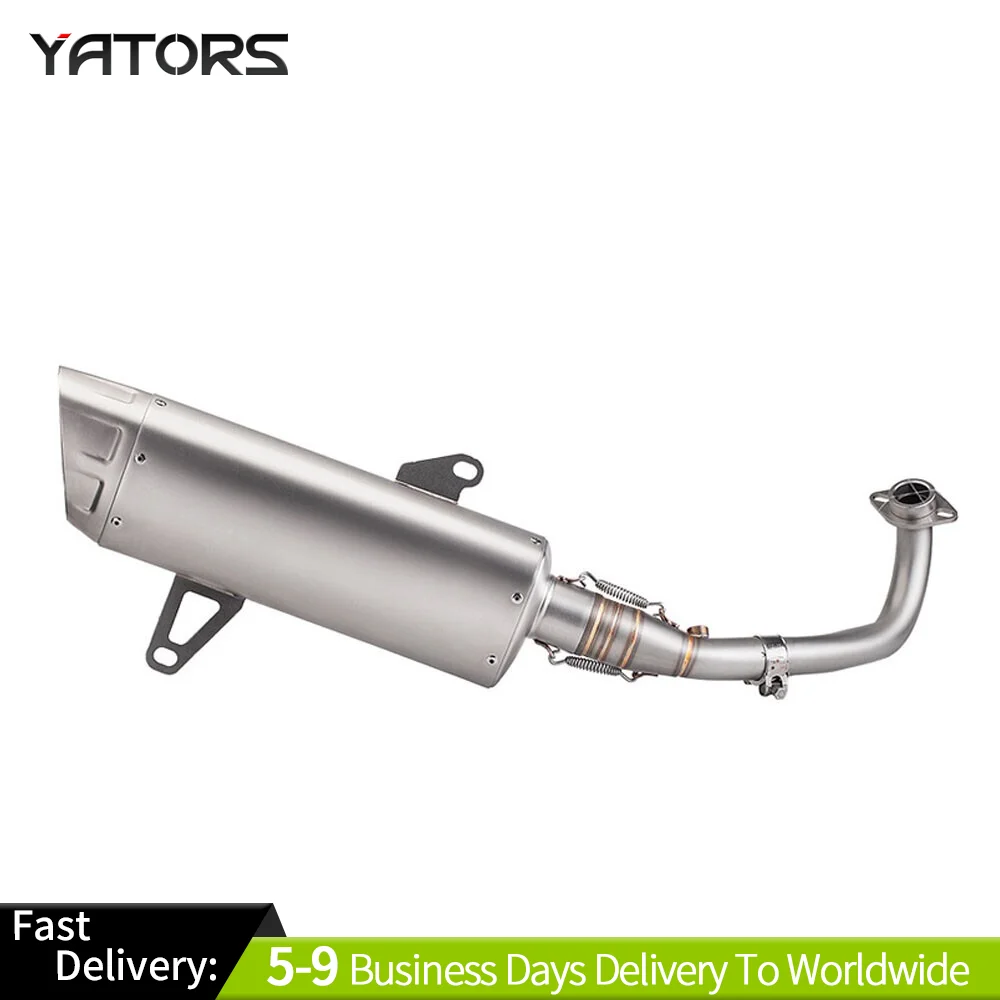 

For YAMAHA XMAX 300 2017-2024 Full Exhaust System Header Link Pipe Muffler Exhausts Pipes