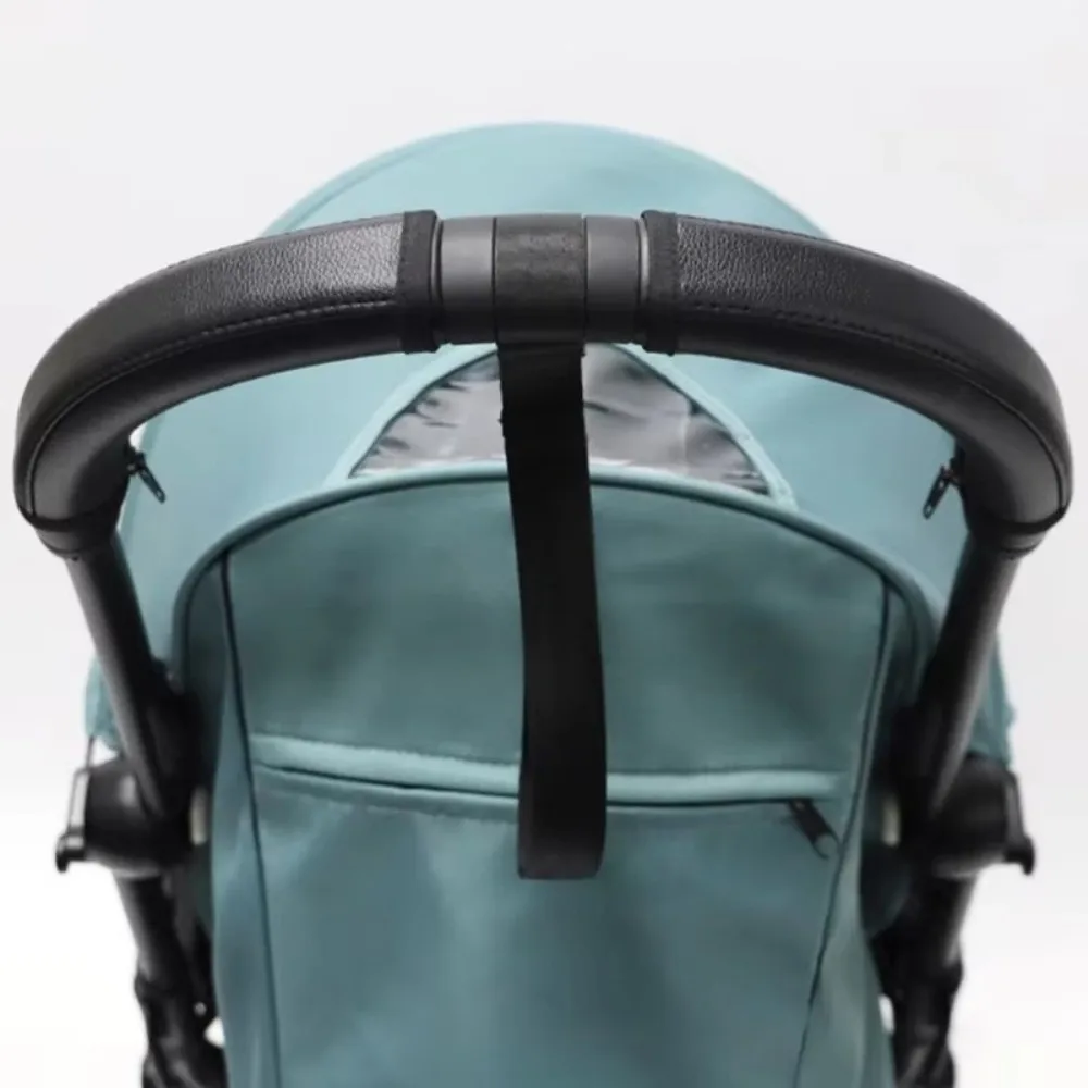 Soft PU Leather Stroller Handlebar Covers Ergonomic Design Universal Pram Handle Case Bumper Protector Baby Stroller Bumper