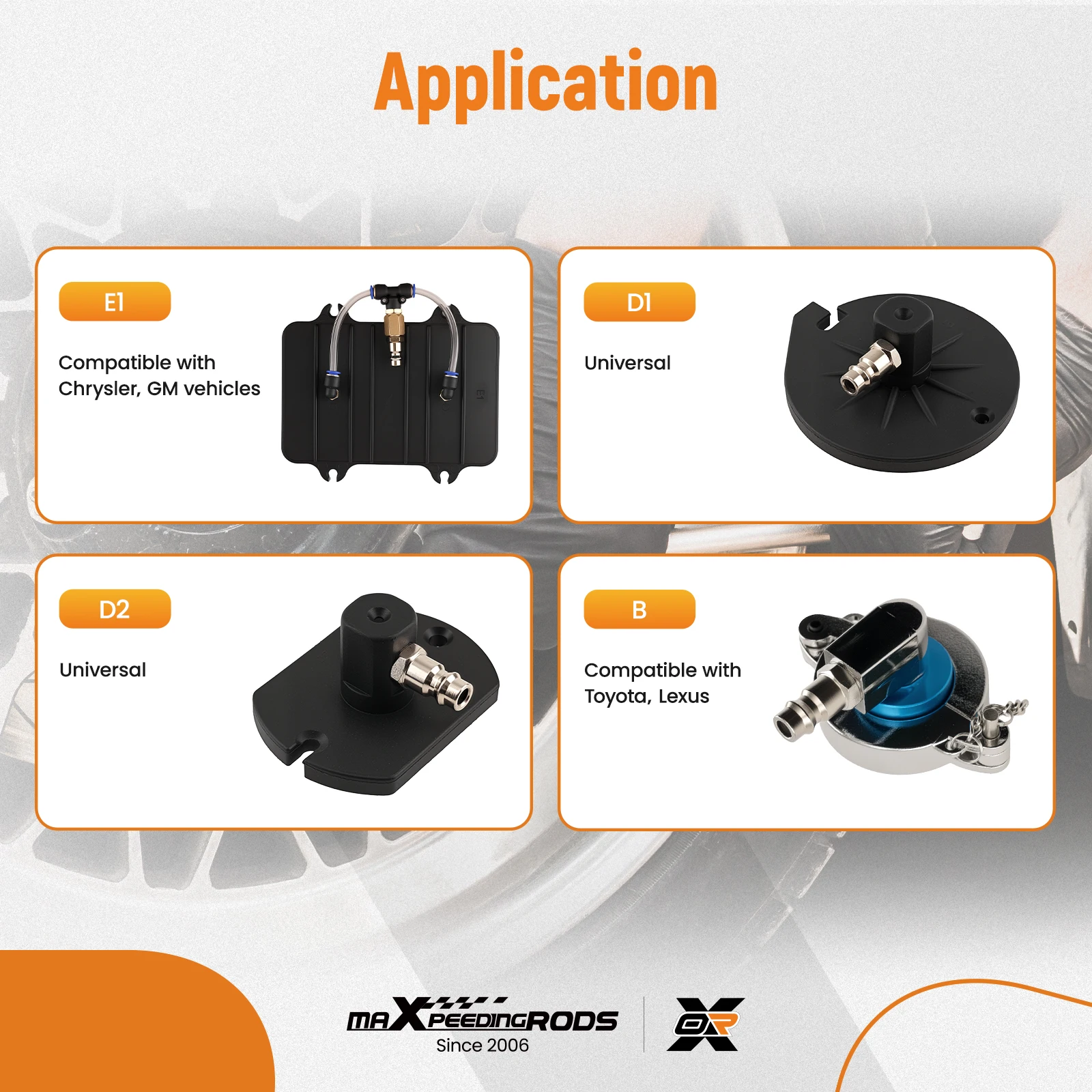 

Brake Bleeder Adapter Kit 12 Pieces for Master Cylinder Brake Fluid Bleeding