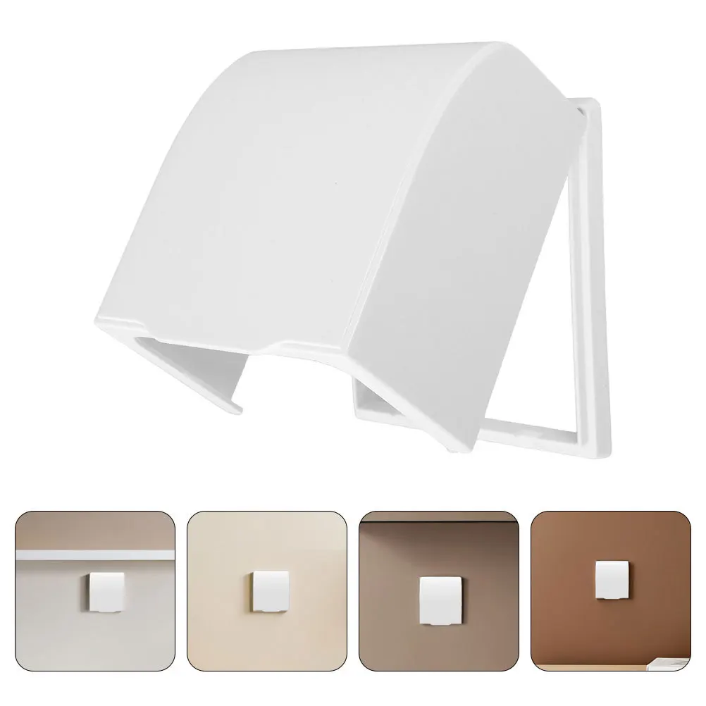 

4Pcs Switch Socket Waterproof Covers Weatherproof Electrical Outlet Protector Outdoor Wall Plate Plastic Cap Outlet Cover