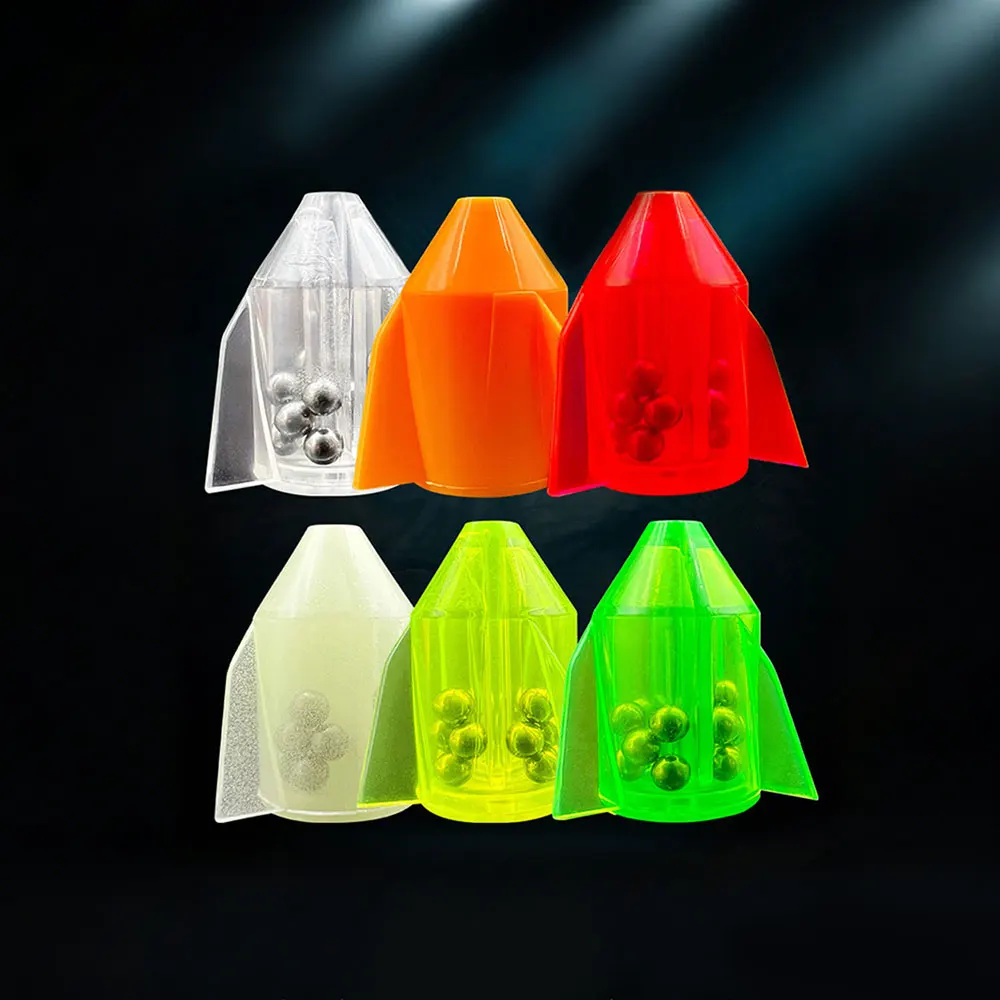 

5pcs Fishing Insert Bait Tube Shake Rattles Hook Lure Attract Alarm Bell Weight Beads Outdoor Fish Tackle Tool Accessories