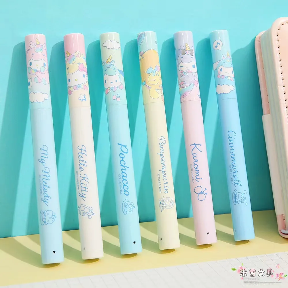 Sanrio 0.5mm Melody Pochacco Kuromi Cinnamoroll Pom Pom Purin Mechanical Pencil Special Leads Painting Mechanical Pencil Refills