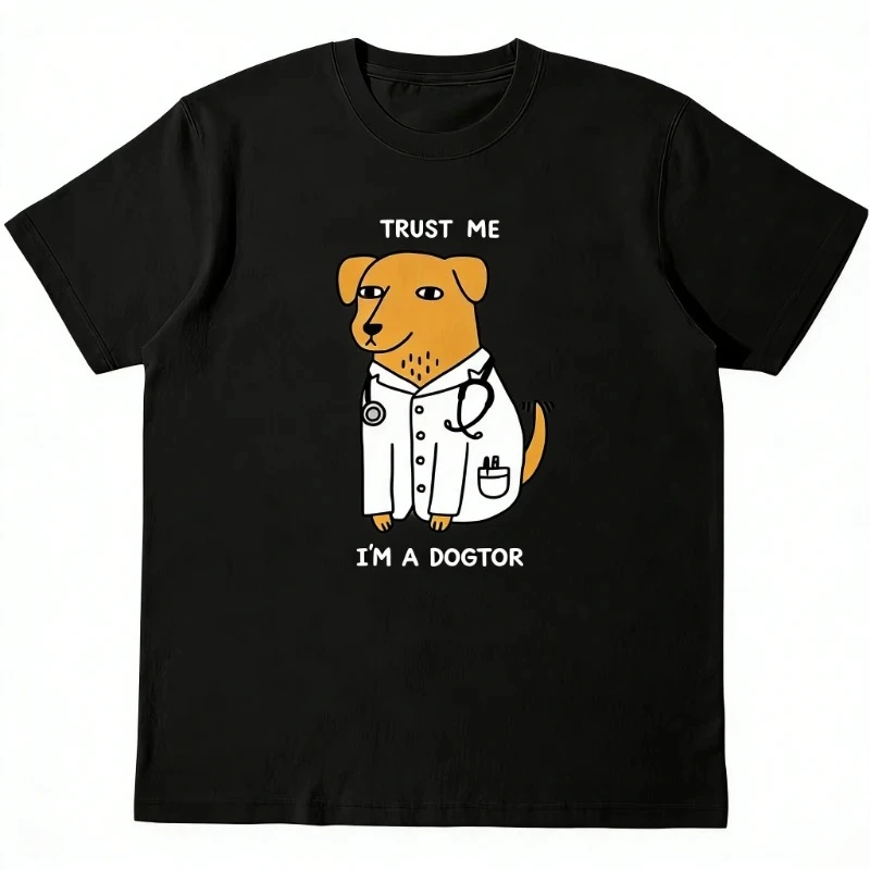 Women Summer Trust Me Animals Funny Fun Graphic Print Crew Neck Casual Fashion Trendy Daily Short Sleeve Tops for Ladies