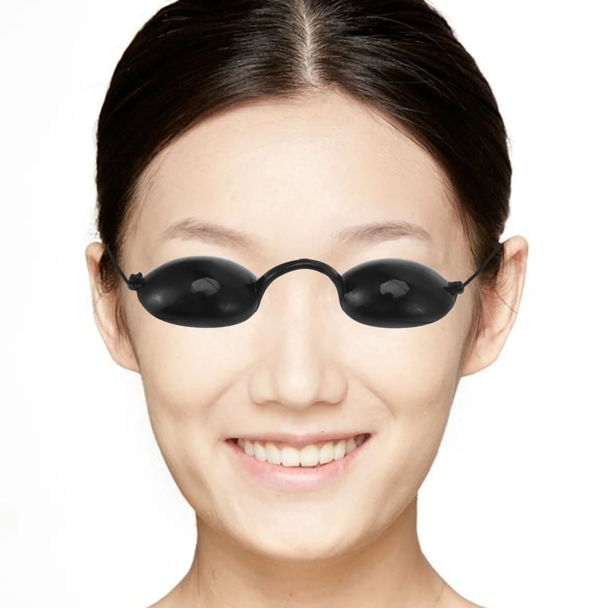 Opaque Eye Shield for Adults Uv Protection Tanning Goggles Block Uva Uv-B Rays Flexible Fit for Outdoor Indoor Use Travel