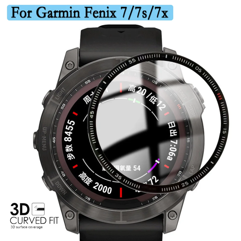 

3D Protective Film For Garmin Fenix 7 7X 7S Smart Watch Soft Screen Protector for Garmin Fenix7 7S watch Accessories(Not Glass)