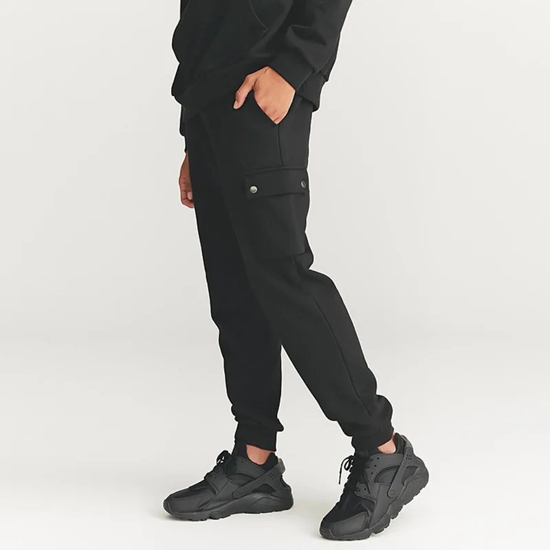 2024 Men's Wear New Men's Work Pants Sports and Casual Long Pants Men's Elastic Slim Fit Tie Feet Pants trousers Men's Pants