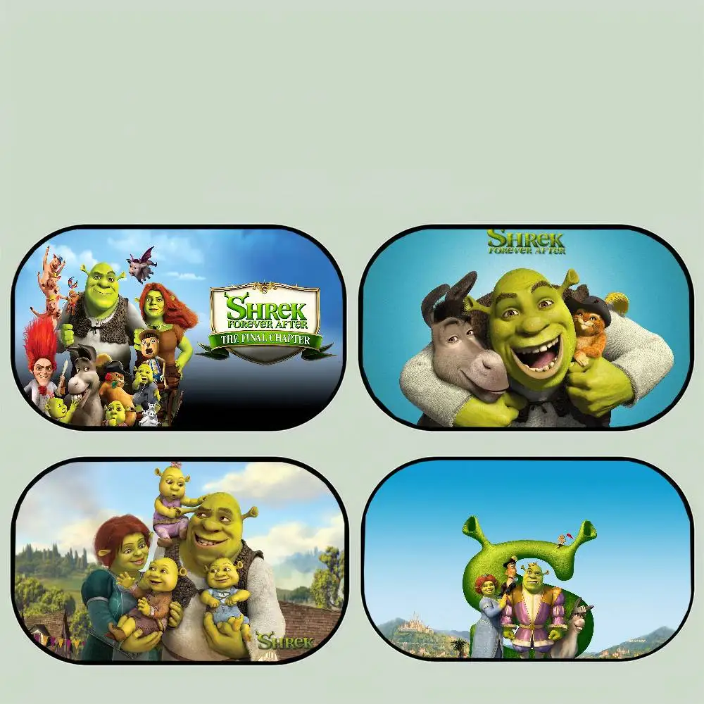 

MOIVE S-Shrek Forever After Car Side Window Sunshades 1 Pack Sun Glare UV Rays Protection for Child Baby Side Window Sun Shade