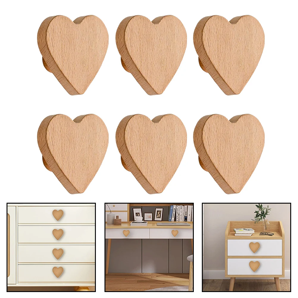 Perfect For Renovation 60*60mm Heart Shaped Handles Charming Heart Shaped Pulls Easy Installation Instructions