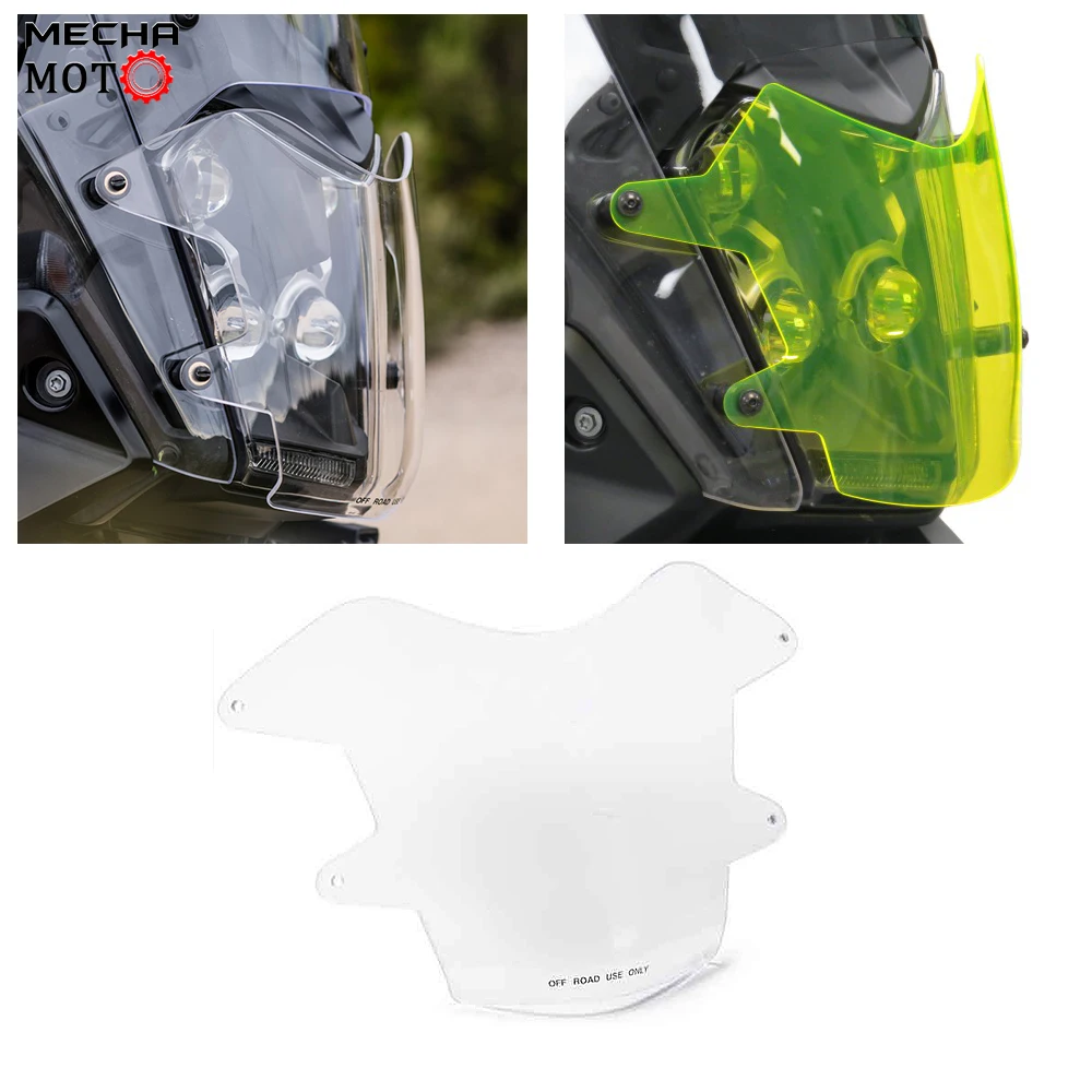 

Motorcycle Acrylic Headlight Protector Lens Guard For Yamaha Tenere 700 TENERE700 T700 T7 XT700 Z XT700Z 2019 Light Protection C