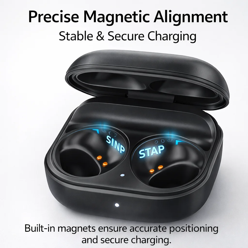 Wireless Charging Case For Galaxy Buds2 SM-R177, 700mAh Battery, Type-C & Wireless Charging, LED Indicator