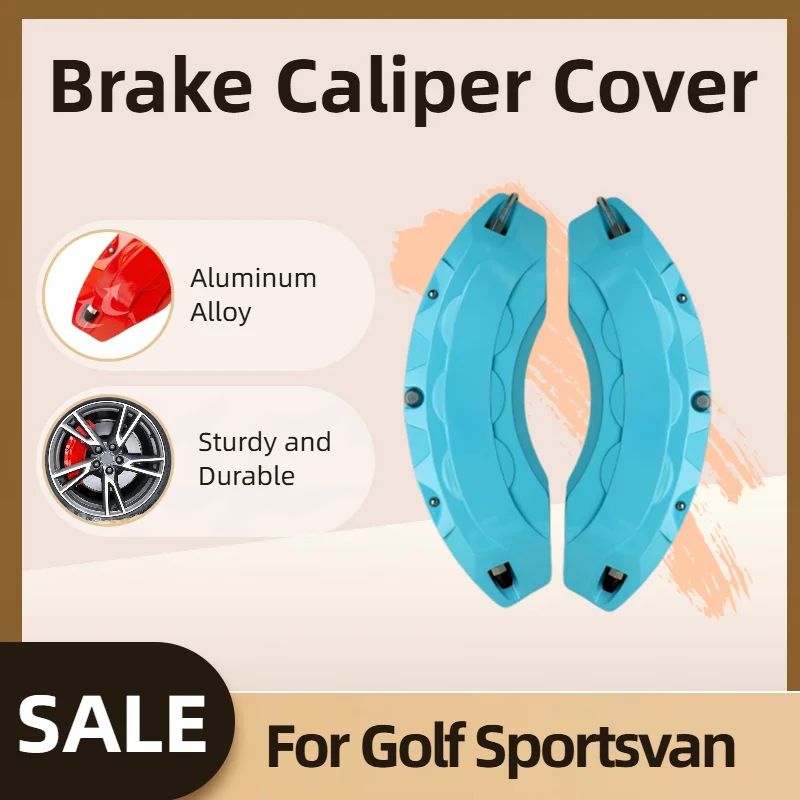 

2016-2020 For Volkswagen Golf Sportsvan‌ 1.2T 1.4T 1.6L Car Brake Caliper Cover Aluminum Alloy Front Rear Fit