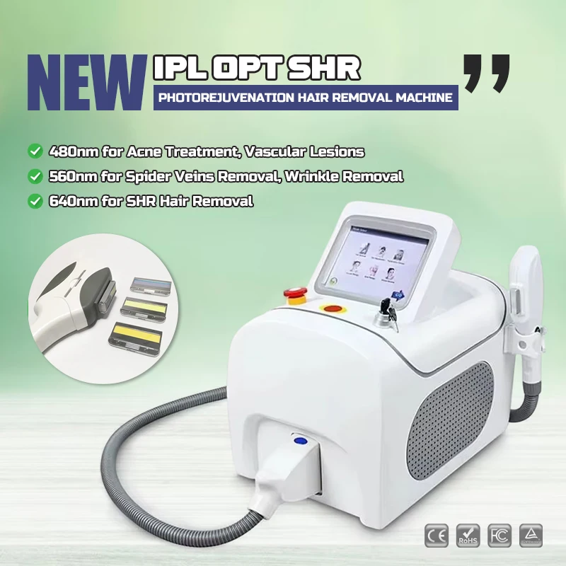 

Laser Vascular Therapy Device Elight IPL OPT SHR Hair Removal Machine Photorejuvenation Acne Treatment Professional Instrument