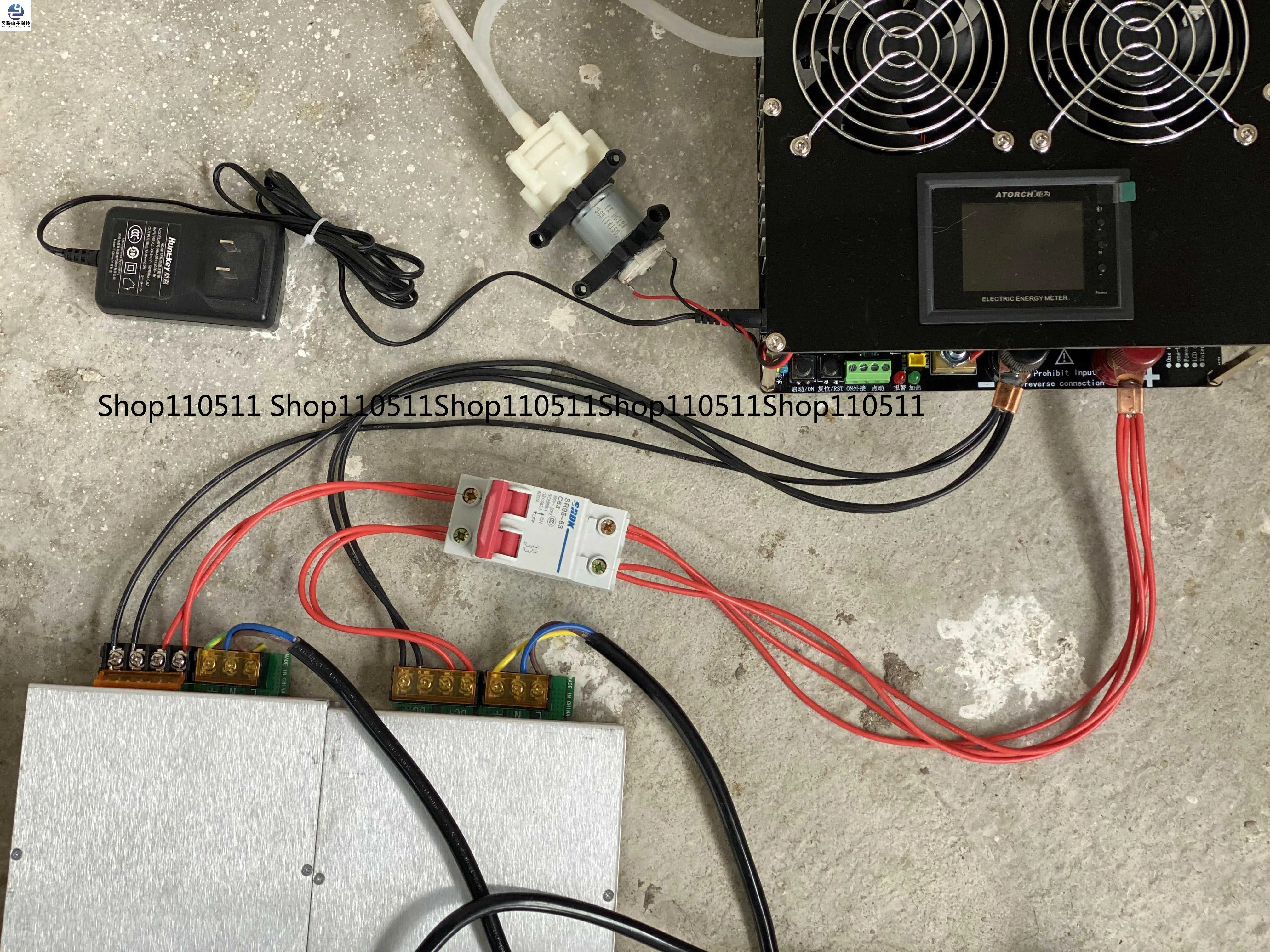 

5000W ZVS Induction Heater Module High frequency Induction Heating PCB Board Melted Metal + Coil+Pump