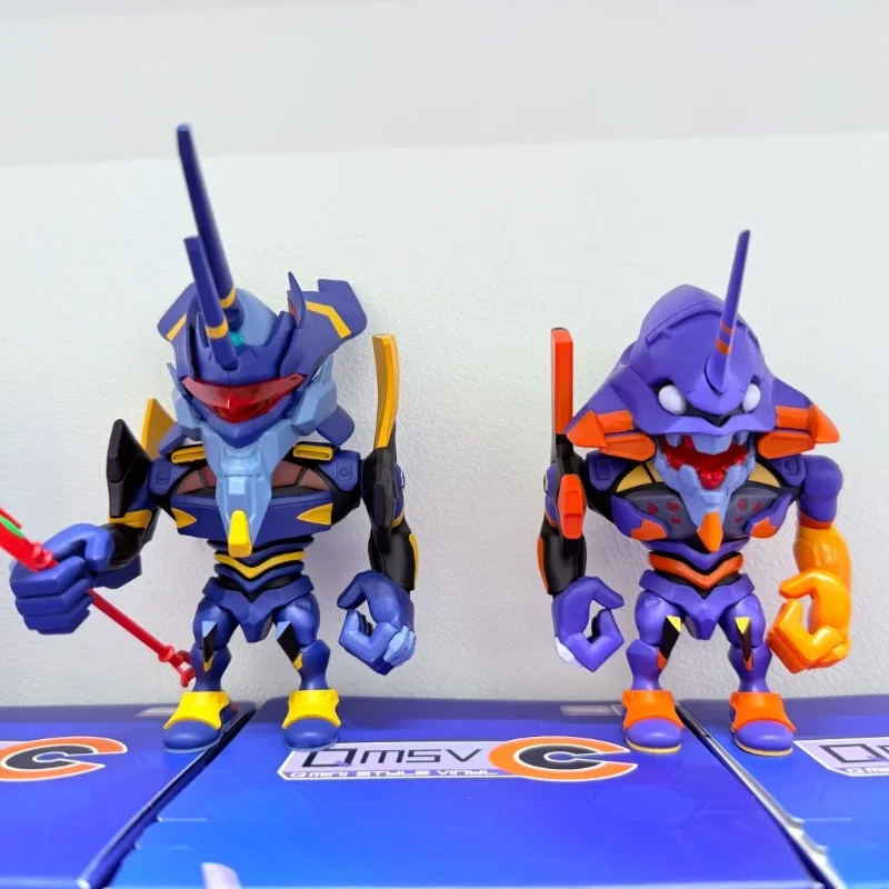 Bandai QMSV-C Evangelion New Century Evangelion Blind Box Eva Prototype Figuur Collectible Trendy Speeltje Cadeau voor fans