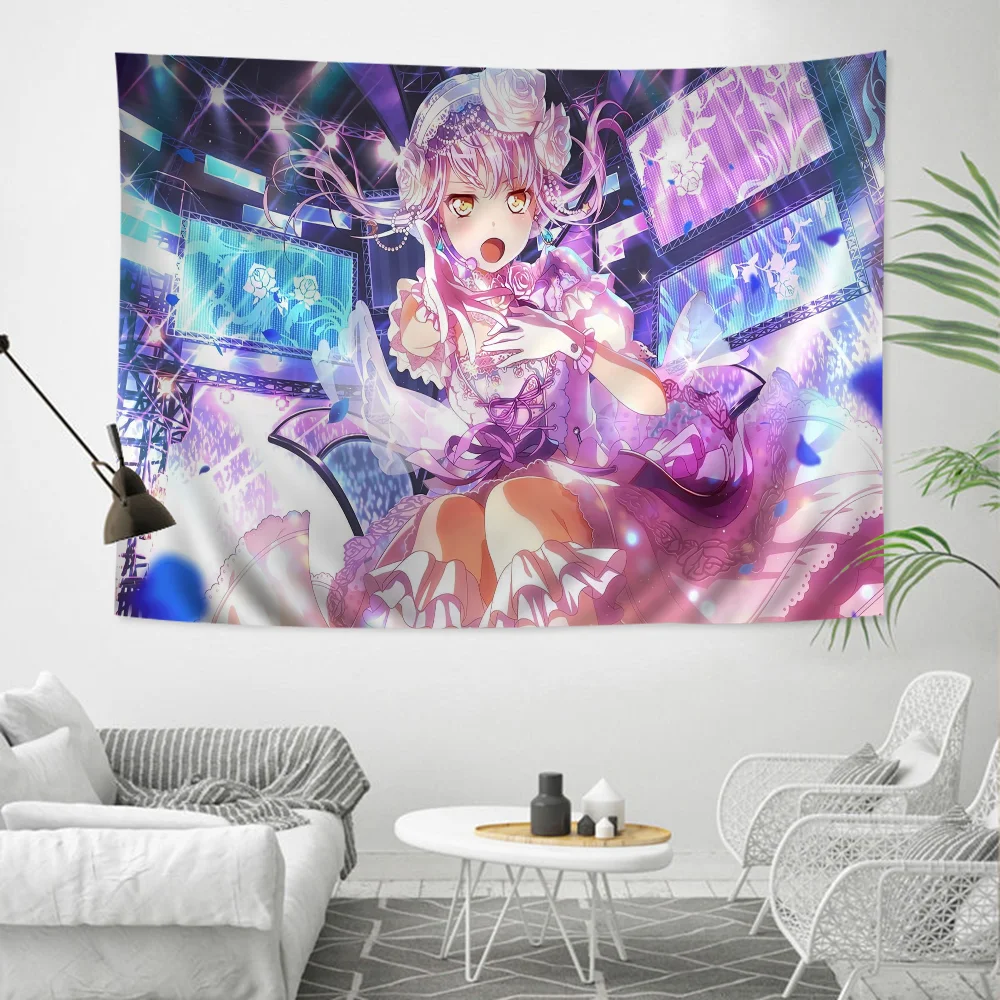 Tapiz colgante de pared BanG Dream DIY, Tarot Hippie, alfombras de pared, dormitorio INS, decoración del hogar