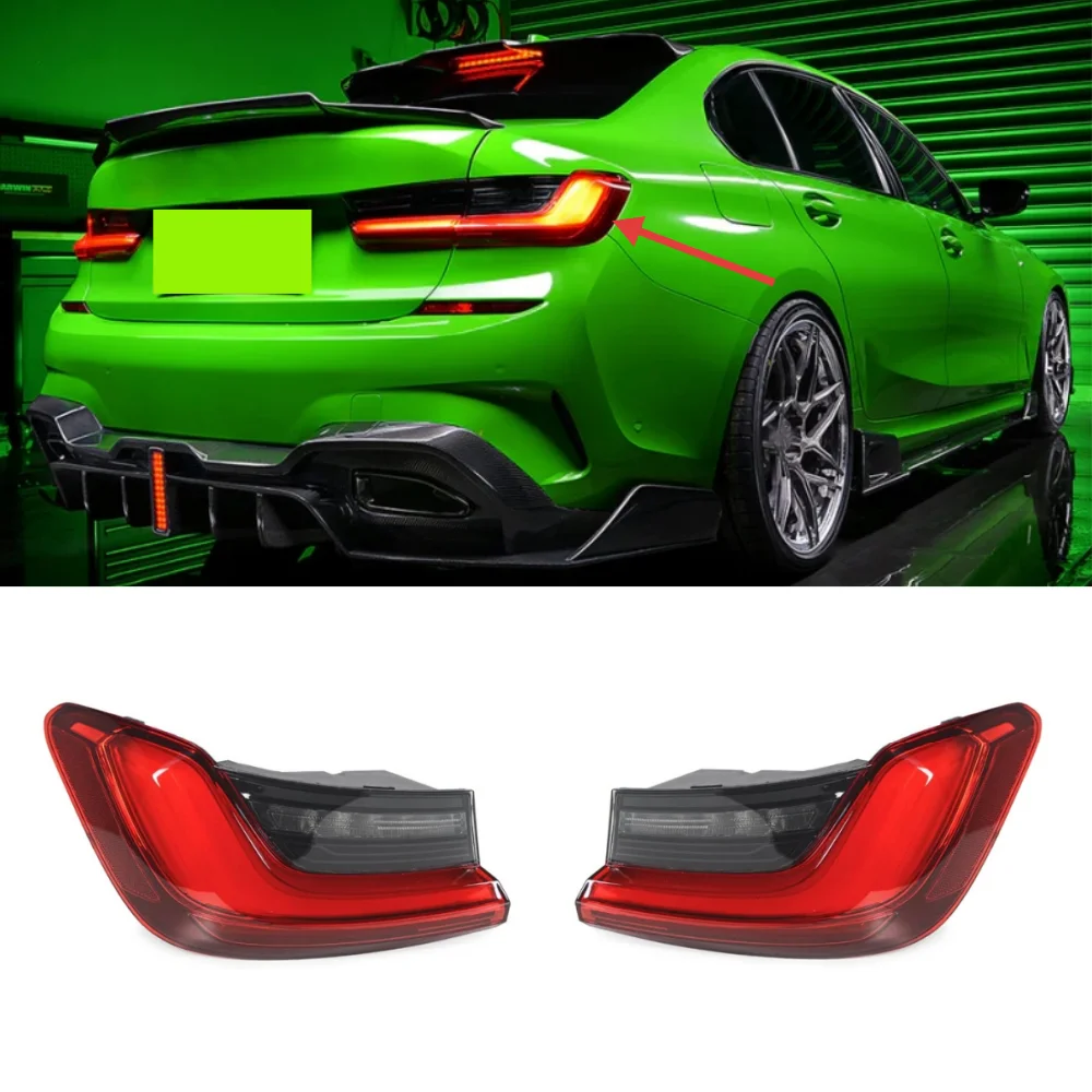 

For BMW 3 Series G20 G28 2019-2021 Car Rear Bumper LED Brake Signal Brake Outer Headlight Assembly OE: 63217420449 63217420450