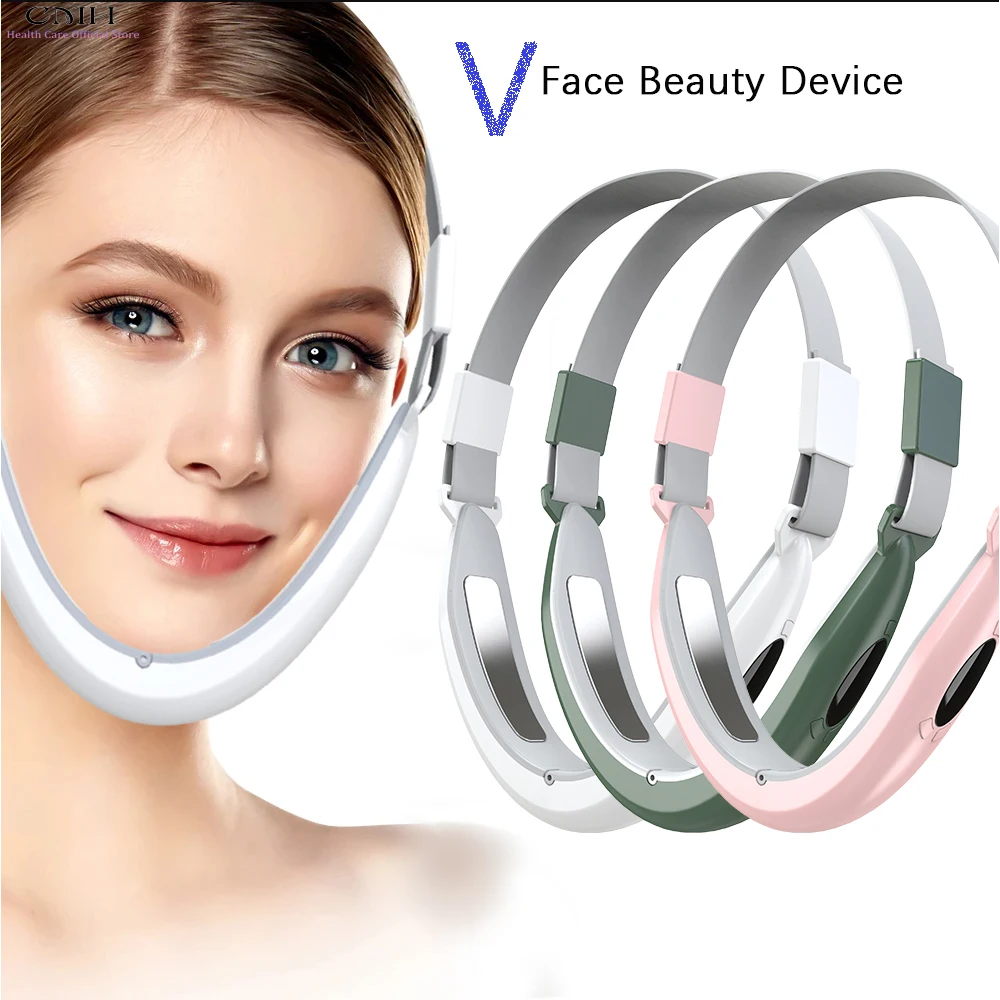 

CMH Health Care V-Line Electric Face Massager Double Chin Eliminator Vibration Facial Vibration Massage Fat Reducer Lift Tools