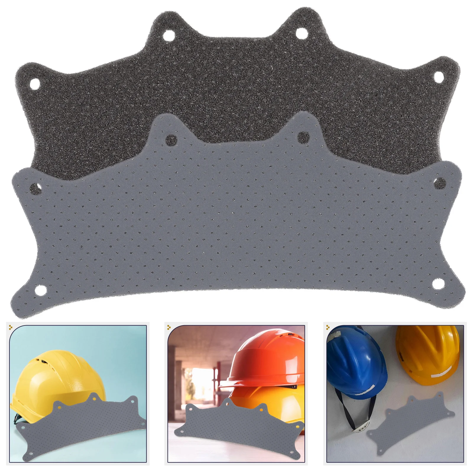 

3pcs Safety Hat Liners Universal Fit Mesh Sweatband Absorbent Cooling Hard Hat Inserts Comfortable For Construction
