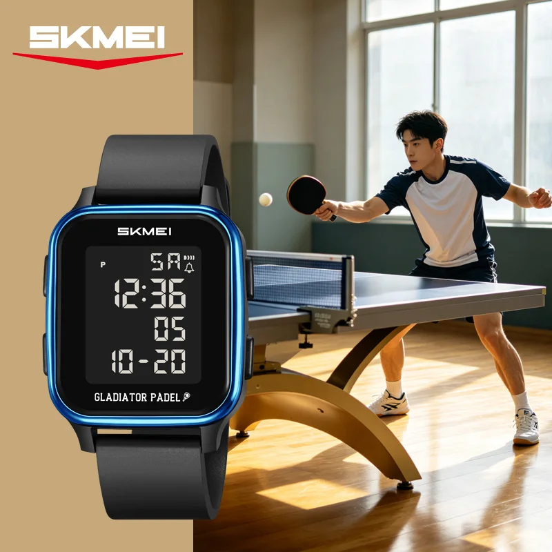 SKMEI 2716 Fashion Sports Tennis/ Table Tennis Scoring LED Light Digital Watch Mens Women's Electronic Wristwatches Reloj Hombre
