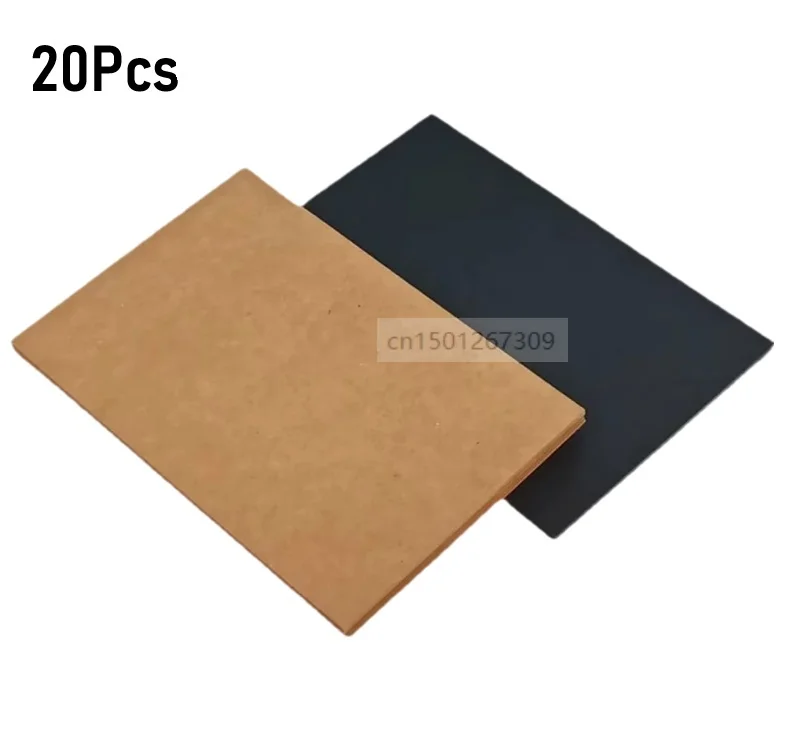 

10 Black and 10 Kraft Paper Size 100*150mm Matte Finish Cardstock Thickness 300GSM Blank Postcards Post Card